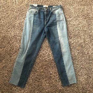 Pacsun two toned straight legged jeans NWT